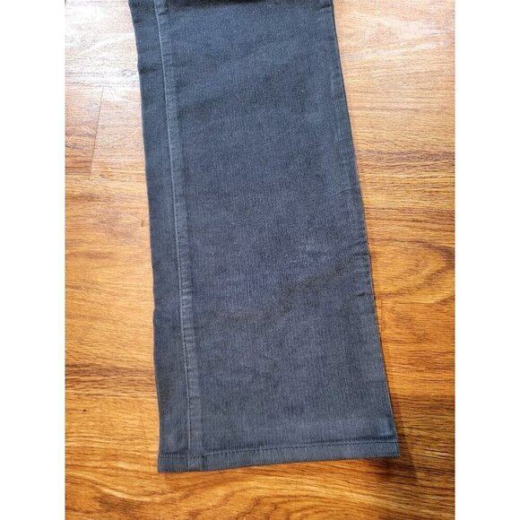 LL Bean Womens Corduroy Classic Fit Straight Leg Size 12 Gray - Picture 2 of 4